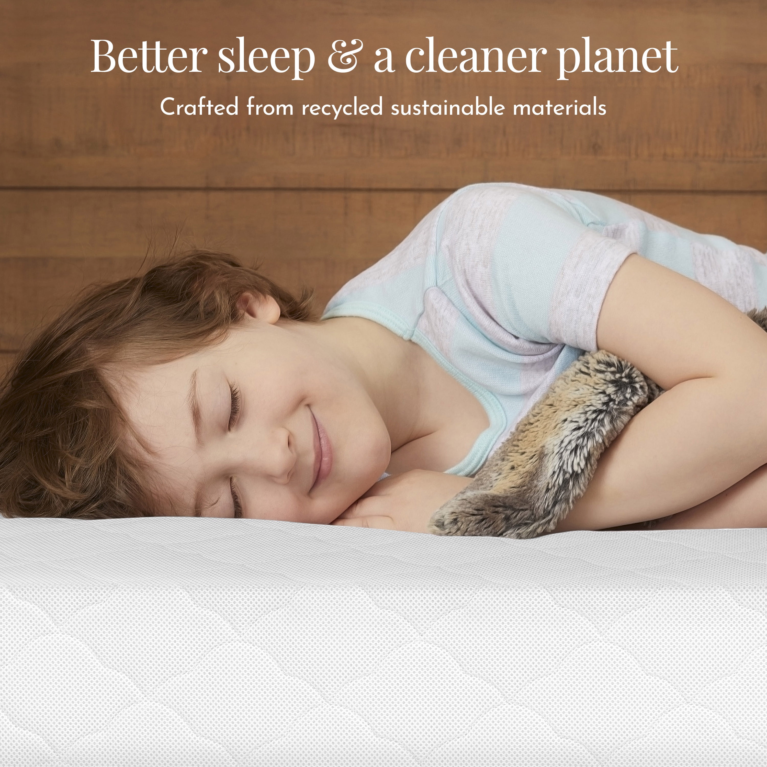 Evolur Wondernap 2 in 1 Full-size Crib Mattress, White