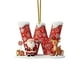 thumbnail image 1 of Decoraciones de Árbol de Navidad 2D Acrílico Decoración Carta Colgante con 26 Letras Diy Navidad Decoración Del Hogar Ornamentos Del Árbol de Navidad, 1 of 1