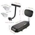 thumbnail image 4 of Kid Bike Back Cushioned Seat Kit with Bell Foot Rest, 4 of 8