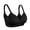 Black, variant on Exerin Women's Wireless Bras Full Coverage Support Seamless Plus Size Bra(Beige,XL)