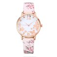 thumbnail image 2 of Women Fashion Embossed Flowers Small Fresh Printed Belt Student Quartz Watch, 2 of 4