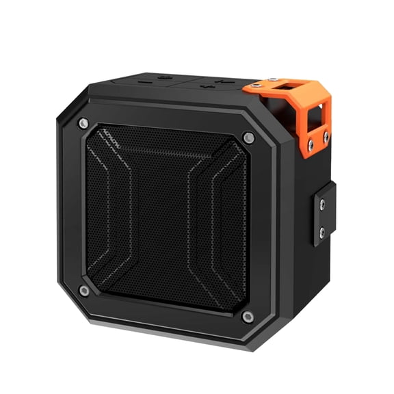 ToughTested Satellite Outdoor Bluetooth Speaker with FM Radio, IP65 Water-Resistant Rugged Design, Up to 12-Hour Playtime, TWS Pairing, Compact Wireless Speaker with Micro USB & AUX Cables