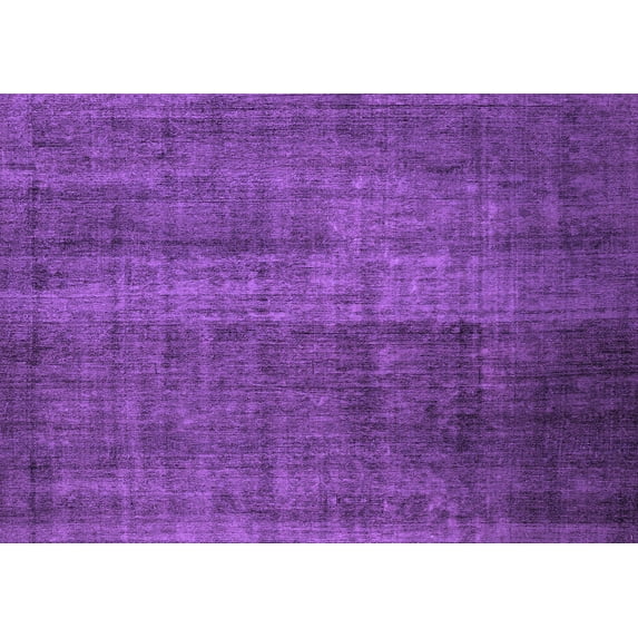 Ahgly Company Indoor Rectangle Abstract Purple Contemporary Area Rugs, 5' x 7'