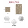 thumbnail image 7 of Khaki Daisy Kitchen Dish Towels for Drying Dishes Set of 3, Modern Farmhouse Chrysanthemum Floral Waffle Weave Microfiber Hand Tea Bathroom Towels Quick Dry & Absorbent Towel 15.7x23.6, 7 of 7