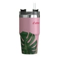 thumbnail image 2 of Outdoors Professional 20-Oz. Stainless Steel Double-Walled Insulated Tumbler with Straw (Tropical Pink), OUTD9201, 2 of 7