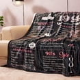 thumbnail image 5 of 50th Birthday Gifts for Women Best 1974 Birthday Decorations for Mom Aunt Friends,Back in 1974 Unique 50 Year Old Birthday Pink Blanket for Her,Soft Comfortable Throw Blanket 50''x60'', 5 of 5