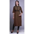 thumbnail image 2 of Bimba Kurta Imprimée Tunique Droite Hauts Femmes Tenue d'Été Kurti pour Dames, 2 of 5