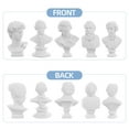 thumbnail image 4 of Mini White Resin Musician Bust Statue for Decor Classic Replica 5 Pieces Small Size, 4 of 8