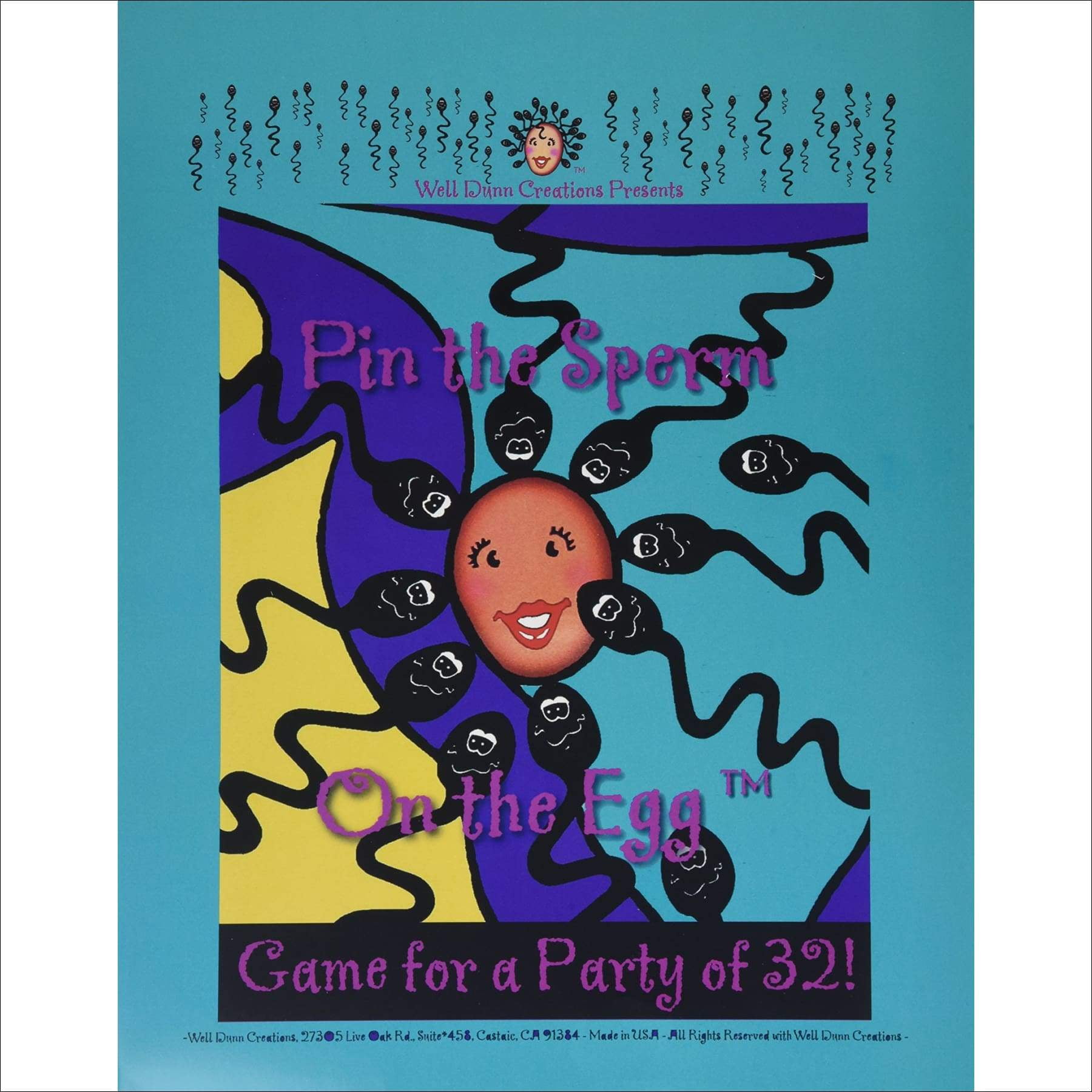 Fun Baby Shower Game Pin the Sperm on the Egg - Walmart.com - Walmart.com Fun Baby Shower Game Pin the Sperm on the Egg - Walmart.com - Walmart.com