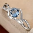thumbnail image 5 of EOEMY Women Fashion 925 Silver Filled Rings Gifts Cubic Zirconia Jewelry Size 6-10-8, 5 of 5