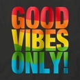 thumbnail image 2 of Good Vibes Only T-Shirt | Positive Vibes Black Tee Gift, 2 of 5