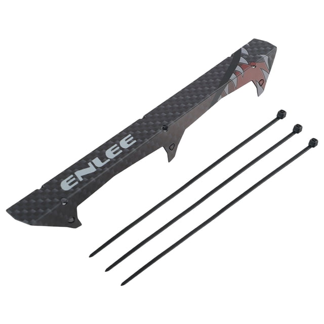 Safe & Sustainable Bicycle Chain Guard Plate Protects Frame from Chain Comes with Cable Ties Compatible with Various Bike Models