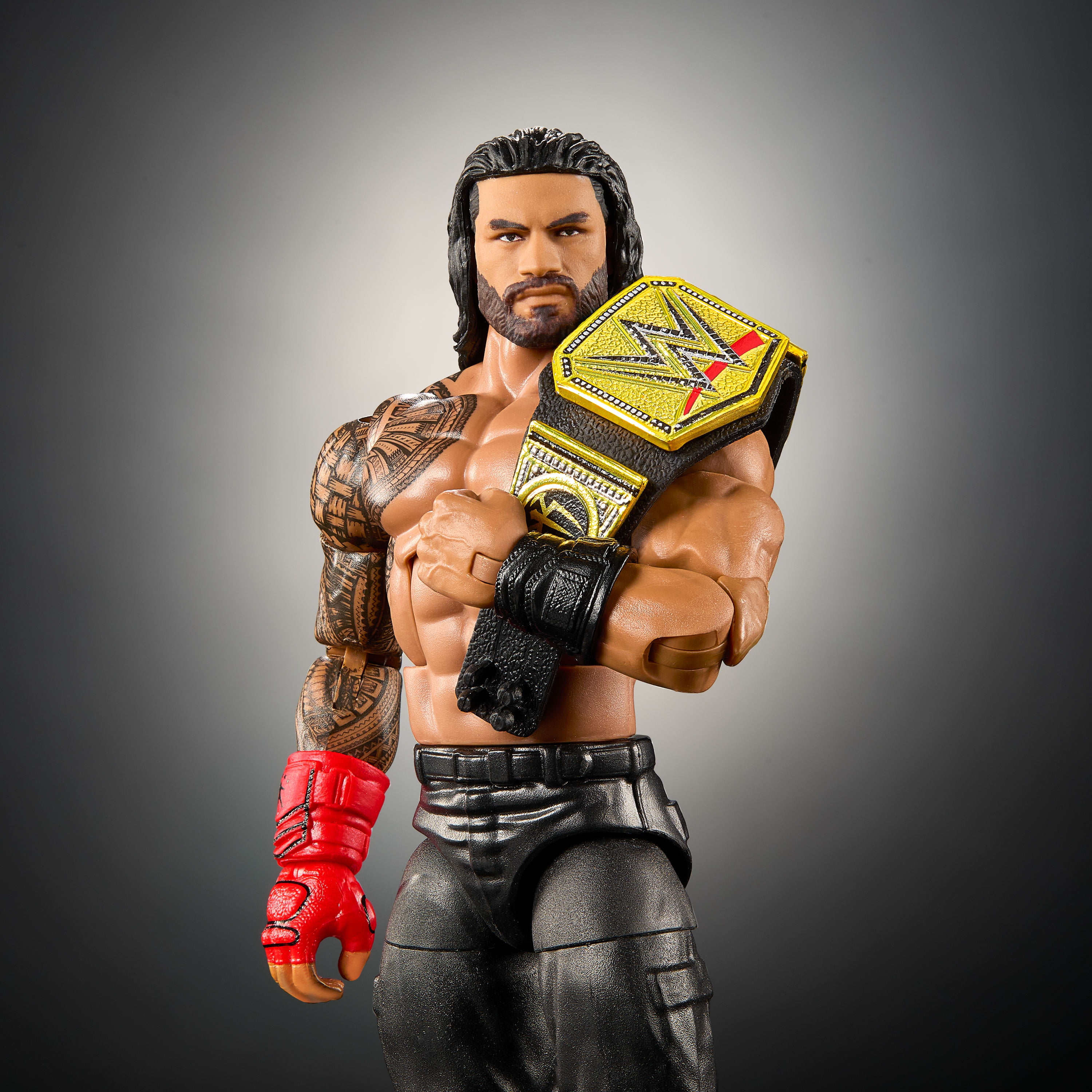 WWE Elite Roman Reigns Action Figure, Greatest Hits 2025, 6-inch Collectible with Accessories
