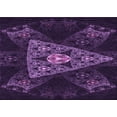 thumbnail image 1 of Ahgly Company Indoor Rectangle Patterned Purple Violet Purple Area Rugs, 7' x 10', 1 of 6