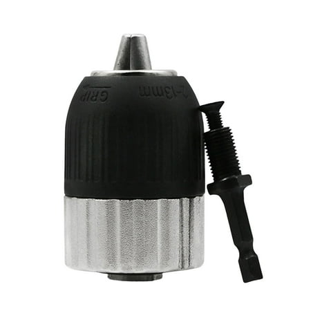 

Hzsb Electric Drill Chuck Clamping Range 2-13mm Self-locking Conversion Chuck with Hex Shank Rod for Home Supply