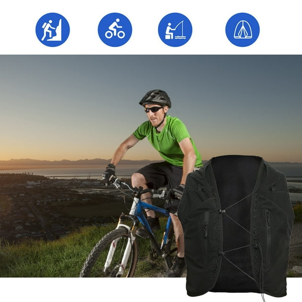Chaleco Ligero Con Mochila Hidratacion Util Y Transpirable para Escalar Senderismo Viajar
