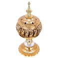thumbnail image 5 of Burner Bakhoor Charcoal Burner Metal Arab Censer Desktop Decor for Sticks Cones, 5 of 5