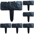 thumbnail image 1 of WUSUOWEI 10PCS Imitation Stone Garden Fence,Stone form Design,Retaining Edging Border,Cobbled Effect Decor,Edging Border Decorative Panels Flower Bed Path,Outdoor,Picket Yard,Grass Edge Supply, 1 of 6
