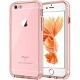 thumbnail image 1 of Case for iPhone 6 and iPhone 6s, Shock-Absorption Bumper Cover, Anti-Scratch Clear Back, Rose Gold, 1 of 6