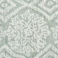 thumbnail image 4 of Better Homes & Gardens Suzani Muted Green Medallion Wool Indoor Area Rug, 8' x 10', 4 of 5