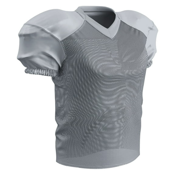 Champro FJ55 Time Out Practice Football Jersey - Silver