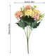 thumbnail image 4 of Moyic DIY flores artificiales pequeña Rosa Hortensia girasol ramo de novia decoración de fiesta de Navidad flores falsas boda decoración del hogar Flores artificiales champán Moyic HA6641-01B, 4 of 6