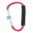 thumbnail image 6 of ASR Outdoor 7 Inch Jumbo Aluminum Carabiner Hiking Cushion Grip - Red, 6 of 7