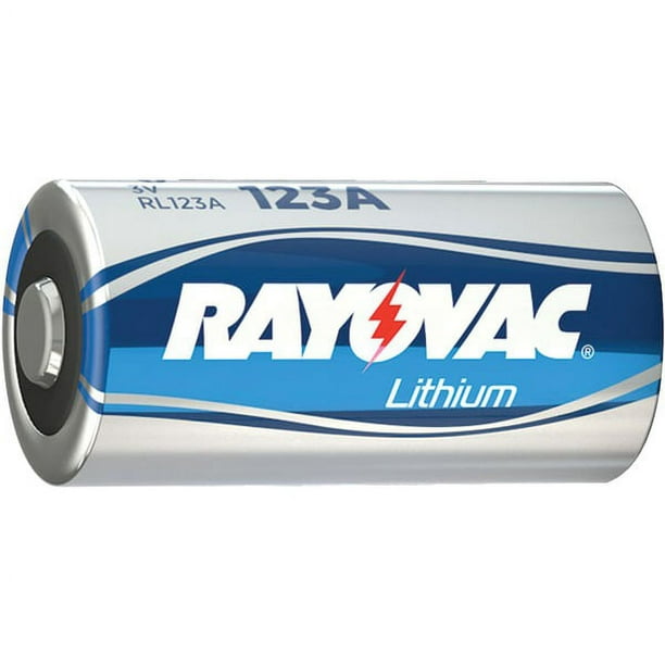 RAYOVAC(R) RL123A-1 Batterie Photo 3 Volts au Lithium 123A (Simple)