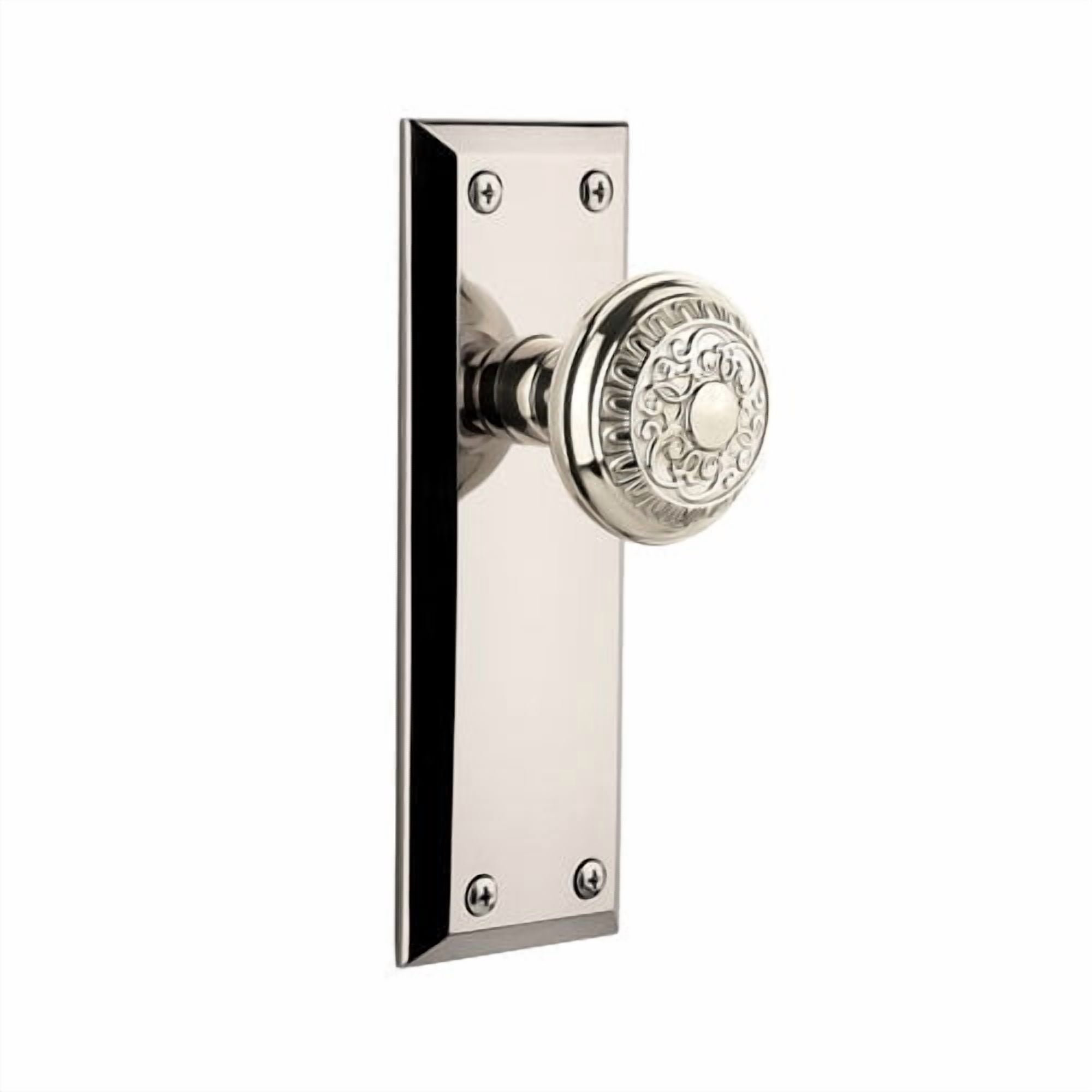 Grandeur 801250 Fifth Avenue Solid Brass Rose Single Dummy Door - Brass