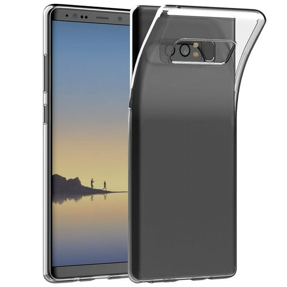 Clear Mobile Phone TPU Cases for Samsung Galaxy Note 8 Transparent Soft Silicone 360 Protective GalaxyNote8 Note8 Back Cover Gel Clear for Samsung Note 8