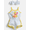 Platinum Silver Heather, variant on Baby Girls Sleeveless Graphic Romper with Matching Bow Headband, Sizes 0/3M-24M
