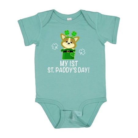 

Inktastic First St Patricks Day Outfit Gift Baby Boy or Baby Girl Bodysuit