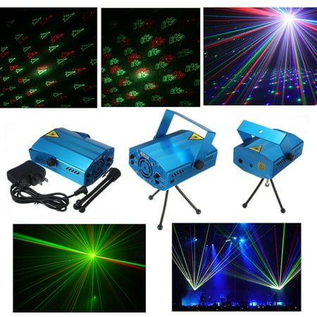 M.way MIni LED Strobe Sound Voice Actived Auto Flash RGB Led Laser Stage Light, Party,Disco, DJ Lights  Party Bars (Best Laser Light Combo For Glock)