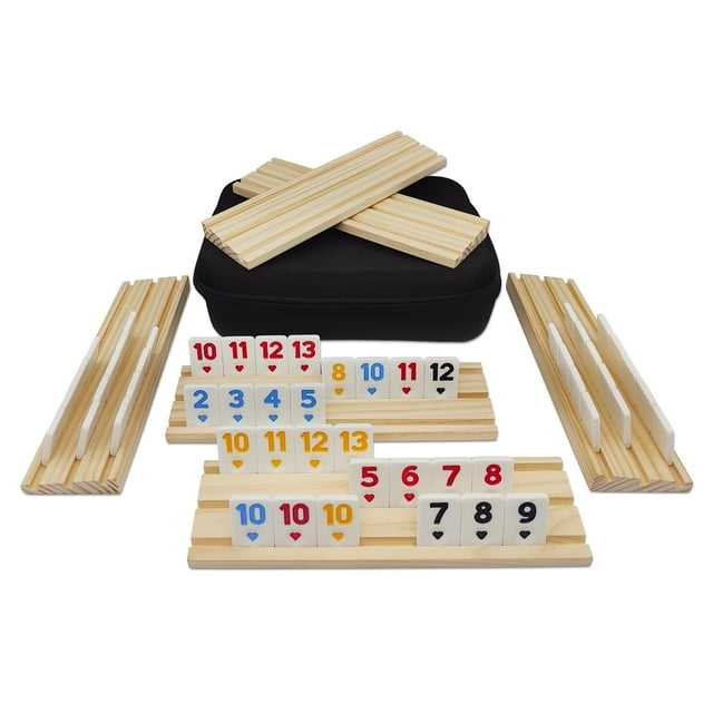 Juego Rummy Cube MIDOLITE Rummy Cube para 6 jugadores con 6 estantes