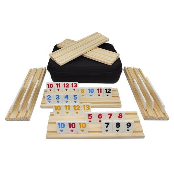 Juego Rummy Cube MIDOLITE Rummy Cube para 6 jugadores con 6 estantes