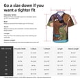 thumbnail image 5 of Lsque Scooby-Doo Pattern Hawaiian Shirt for Men Unisex Summer Beach Casual Short Sleeve Cotton Linen Button Down Shirts-3X-Large, 5 of 6