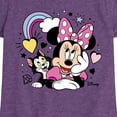 thumbnail image 3 of Disney Jr - Minnie With Figaro  - Toddler & Youth Girls Short Sleeve Graphic T-Shirt, 3 of 5