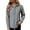 #144-Black, variant on Warop Women's Striped Button-Down Shirt Long Sleeve Collared Contrast Trim Blouse Office Work Top for Daily