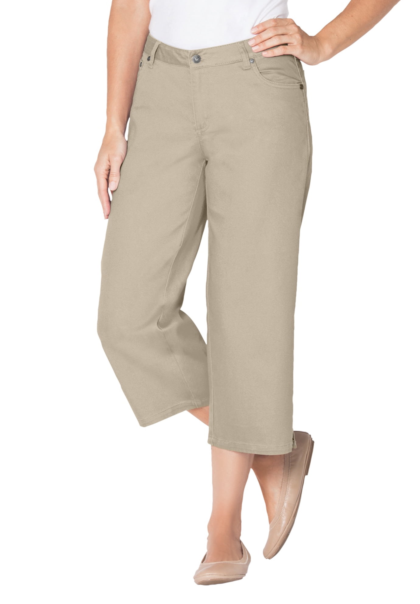 women's plus size petite capris
