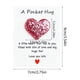 thumbnail image 3 of Tarjeta de bolsillo con bendiciones motivacionales de corazón brillante | Tarjeta de felicitación inspiradora con espacio para mensajes | Regalo de cumpleaños para amigos y familiares, 3 of 6
