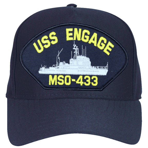 USS Engage MSO-433 Ship Cap