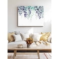 thumbnail image 4 of Teal Purple Botanical Wall Art for Living Room,Canvas Picture Wall Decor for Bathroom Bedroom,Eucalyptus Leaves Watercolor Spring Painting Artwork for Office Kitchen Hallway Dining Room Decor 20"x24", 4 of 8