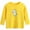 Yellow, variant on Utoimkio Unisex Kids Cotton Basic T-Shirt Long Sleeve Pullover Sweatshirts Toddler Baby Cute Dinosaur Print Crewneck Long Sleeve Shirts Tops for Kids
