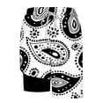 thumbnail image 4 of Aobny with Liner Shorts Men Board Paisley Bottoms Casual Slim Work Clothes,S, 4 of 6