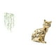 thumbnail image 5 of Elegante Escultura De Gato Con Vegetación, Vinilo Decorativo De Pared, Figura Con Hojas De Plantas Para Baño, Dormitorio, Chimenea O Sofá., 5 of 8