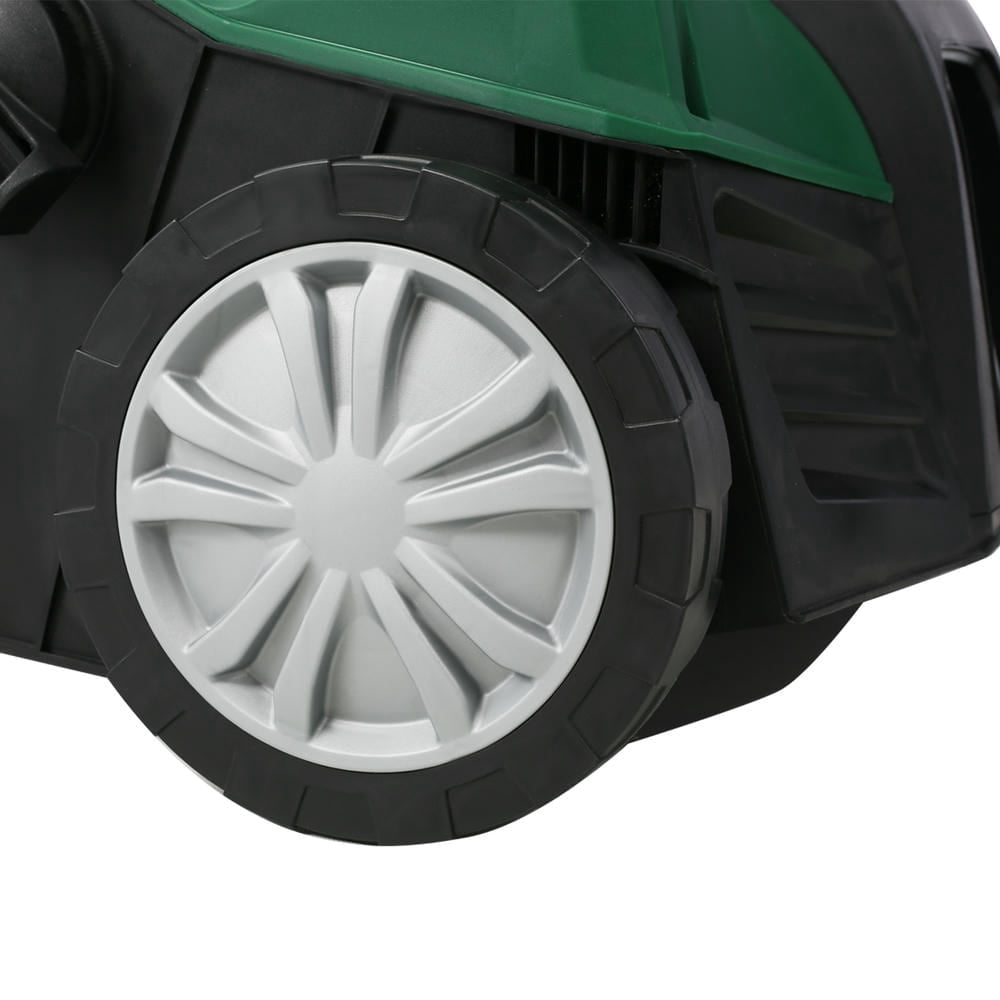 Topcobe 2-in-1 16" Garden Scarifier, 15 Amp Electric Lawn Dethatcher, Removable Collection Bag
