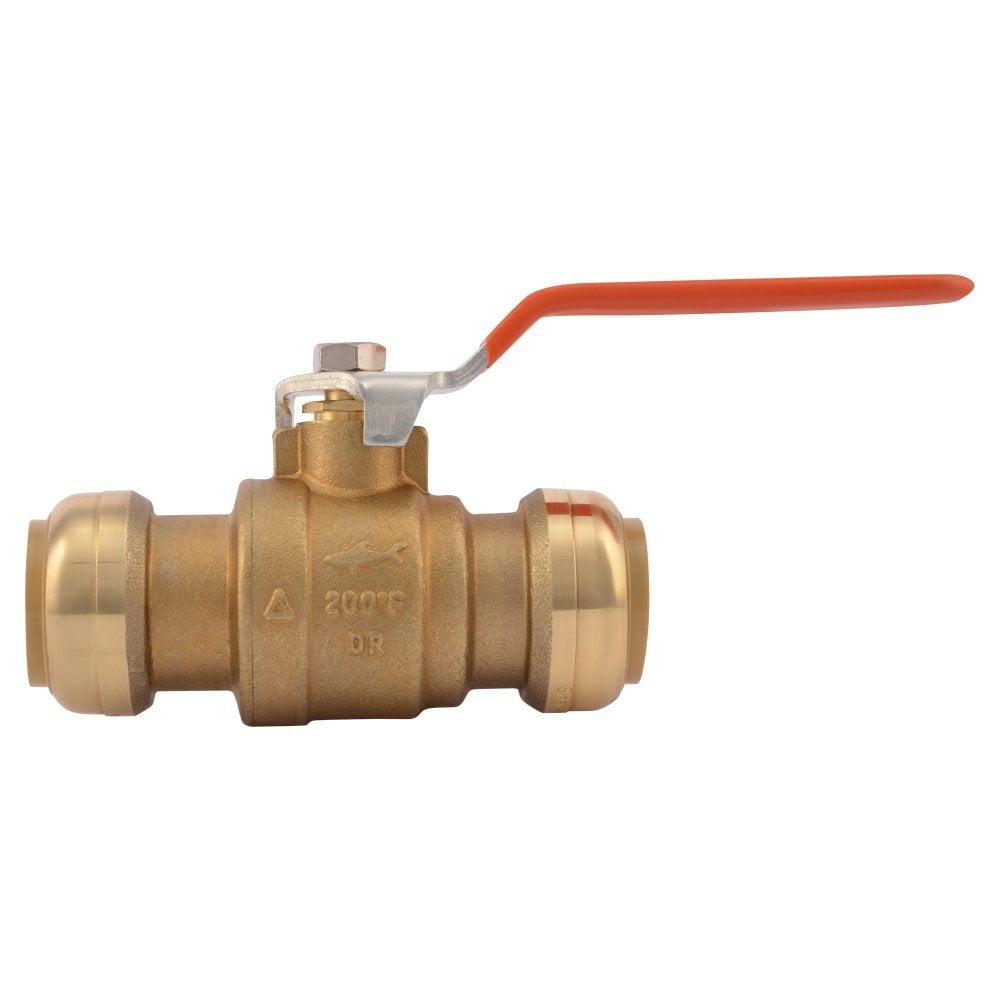 PEX, Water Valve Shut Off Push-to-Connect SharkBite 22222-0000LFA Ball Valve PEX, Water Valve Shut Off Push-to-Connect SharkBite 22222-0000LFA Ball Valve