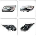 thumbnail image 6 of Genrics Black Bezel DRL Headlamp Headlights Assembly Driver Side Replacement for 2016-2019 Explorer, 6 of 7