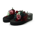 thumbnail image 7 of VerPetridure Slippers for Women Slippers Women Flowers Beach Breathable Sandals Home Slipper Flip-Flops Wedges Shoes, 7 of 7
