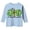 Light Blue, variant on St Patricks Day Shirt Girls Long Sleeve Graphic Print Casual Top Soft Comfortable St Patricks Day Shirt for Holiday Celebration,Light Blue,8-9 Years